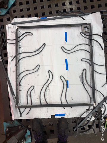 Tentacles with the frame